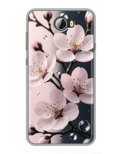 Чохол для Huawei Y5II з картинкою «Ніжня сакура та краплі» Чохол для Huawei Y5II з картинкою «Ніжня сакура та краплі»