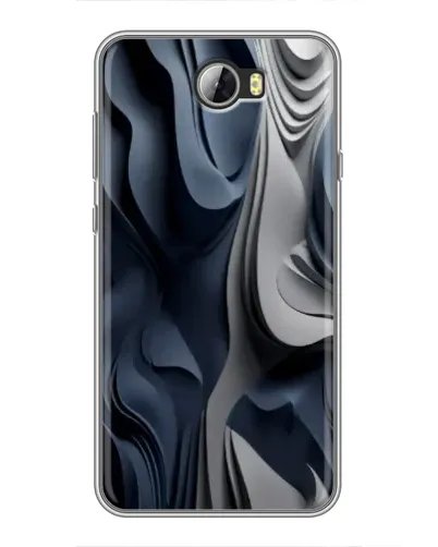 Чехол для Huawei Y5II с картинкой «Объемные синие складки» Чехол для Huawei Y5II с картинкой «Объемные синие складки»