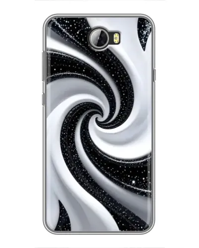 Чехол для Huawei Y5II с картинкой «Черно-белая спираль» Чехол для Huawei Y5II с картинкой «Черно-белая спираль»