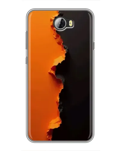 Чехол для Huawei Y5II с картинкой «Оранжевый разлом» Чехол для Huawei Y5II с картинкой «Оранжевый разлом»