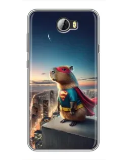 Чехол для Huawei Y5II с картинкой «Капи-мен супергерой»
