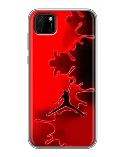 Чехол для Huawei Y5p с картинкой «Jordan Red Smoke»