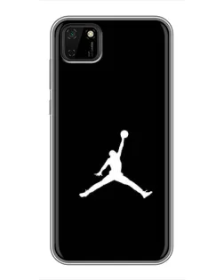 Чехол для Huawei Y5p с картинкой «Jordan Silhouette»