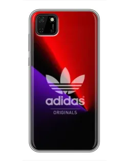 Чехол для Huawei Y5p с картинкой «Adidas Red Neon»