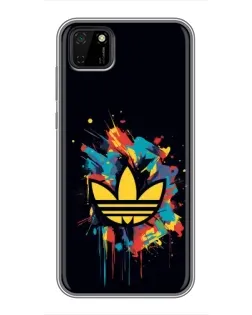 Чехол для Huawei Y5p с картинкой «Adidas Splash»