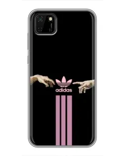 Чехол для Huawei Y5p с картинкой «Adidas Hands»