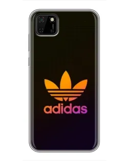 Чехол для Huawei Y5p с картинкой «Градиент Adidas»