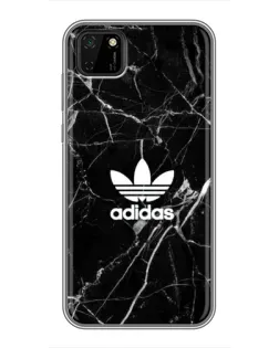 Чехол для Huawei Y5p с картинкой «Белый мрамор Adidas»