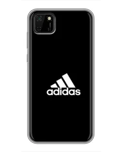 Чехол для Huawei Y5p с картинкой «Черная классика Adidas»