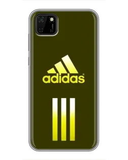 Чехол для Huawei Y5p с картинкой «Оливковый градиент Adidas»