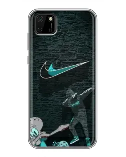 Чехол для Huawei Y5p с картинкой «Спортивный арт Nike»