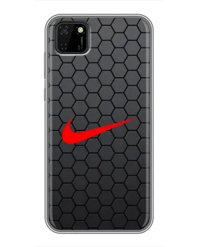 Чехол для Huawei Y5p с картинкой «Nike — карбоновая сетка» Чехол для Huawei Y5p с картинкой «Nike — карбоновая сетка»