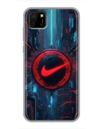 Чехол для Huawei Y5p с картинкой «Техногенный стиль Nike» Чехол для Huawei Y5p с картинкой «Техногенный стиль Nike»