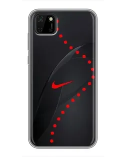 Чехол для Huawei Y5p с картинкой «Абстрактный дизайн Nike»
