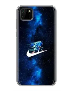 Чехол для Huawei Y5p с картинкой «Звездный путь Nike»