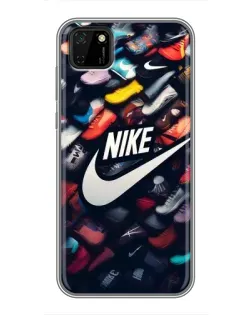 Чехол для Huawei Y5p с картинкой «Коллекция кроссовок Nike»