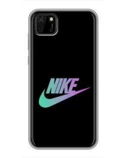 Чехол для Huawei Y5p с картинкой «Nike — городская ночь»