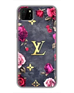Чехол для Huawei Y5p с картинкой «Цветочный Louis Vuitton»