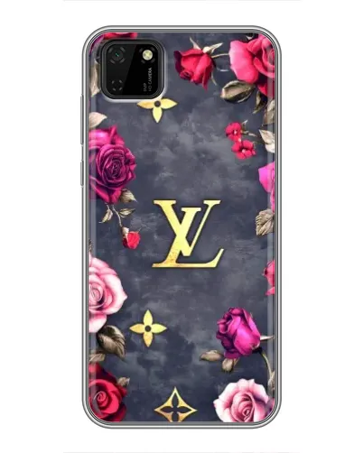 Чехол для Huawei Y5p с картинкой «Цветочный Louis Vuitton»