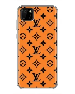 Чехол для Huawei Y5p с картинкой «Оранжевый стиль LV»