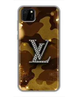 Чехол для Huawei Y5p с картинкой «Камуфляжный Louis Vuitton»