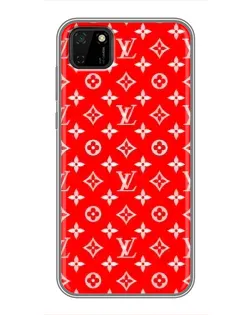 Чехол для Huawei Y5p с картинкой «Яркий паттерн LV»