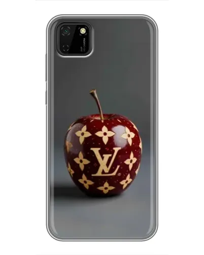 Чехол для Huawei Y5p с картинкой «Красное яблоко LV»