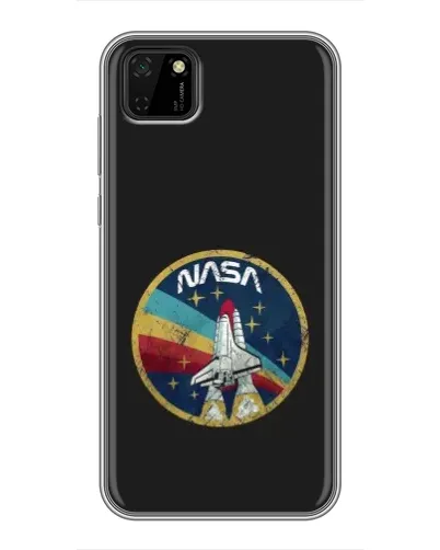 Чехол для Huawei Y5p с картинкой «NASA — эмблема миссии»