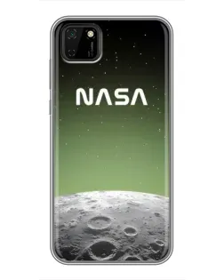 Чехол для Huawei Y5p с картинкой «NASA — лунный градиент»