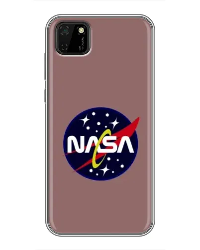 Чехол для Huawei Y5p с картинкой «NASA — ретро космос»