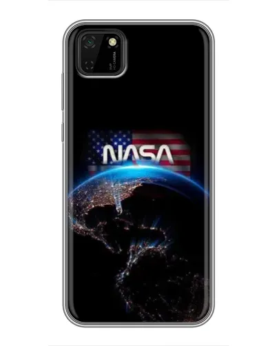 Чехол для Huawei Y5p с картинкой «Земля из космоса NASA»