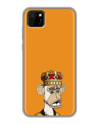 Чехол для Huawei Y5p с картинкой «Золотая обезьяна Bored Ape»