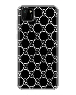 Чехол для Huawei Y5p с картинкой «Gucci — сетчатый паттерн»
