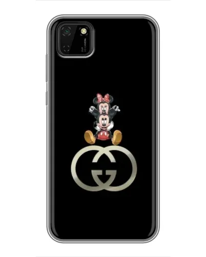Чохол для Huawei Y5p з картинкою «Мінні Маус на лого»