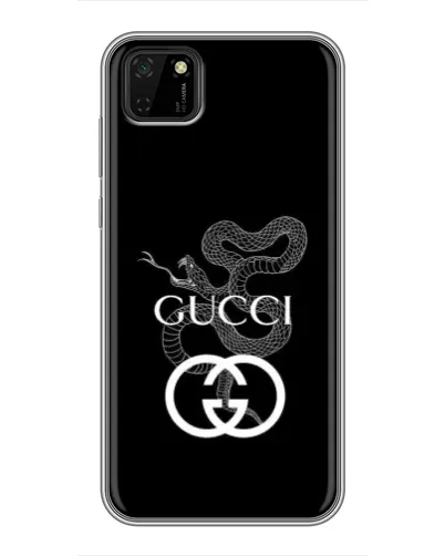 Чохол для Huawei Y5p з картинкою «Gucci — срібна змія»