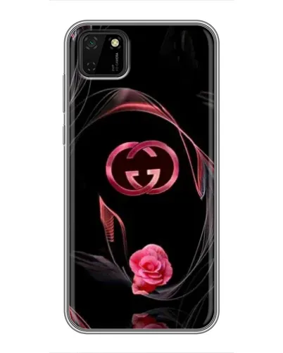 Чохол для Huawei Y5p з картинкою «Gucci — неонова троянда»