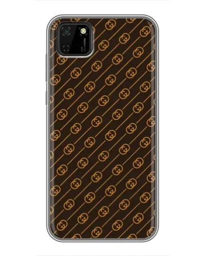 Чохол для Huawei Y5p з картинкою «Gucci — золоті діагоналі»
