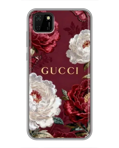 Чехол для Huawei Y5p с картинкой «Gucci — бордовые розы» Чехол для Huawei Y5p с картинкой «Gucci — бордовые розы»