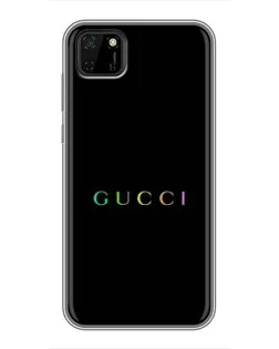 Чохол для Huawei Y5p з картинкою «Gucci — неоновий мінімалізм»