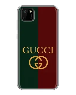 Чохол для Huawei Y5p з картинкою «Gucci — темно-зелений градієнт»