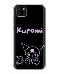 Чехол для Huawei Y5p с картинкой «Kuromi — черный минимализм» Чехол для Huawei Y5p с картинкой «Kuromi — черный минимализм»