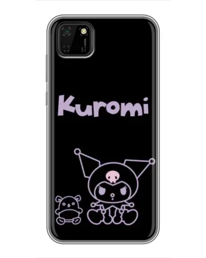 Чехол для Huawei Y5p с картинкой «Kuromi — черный минимализм» Чехол для Huawei Y5p с картинкой «Kuromi — черный минимализм»