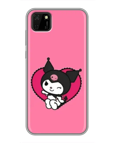 Чехол для Huawei Y5p с картинкой «Kuromi — любовь в сердце» Чехол для Huawei Y5p с картинкой «Kuromi — любовь в сердце»