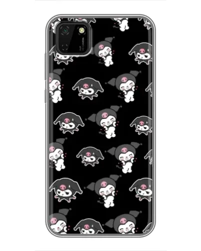 Чехол для Huawei Y5p с картинкой «Черный паттерн Kuromi» Чехол для Huawei Y5p с картинкой «Черный паттерн Kuromi»