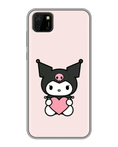 Чехол для Huawei Y5p с картинкой «Kuromi и сердце» Чехол для Huawei Y5p с картинкой «Kuromi и сердце»