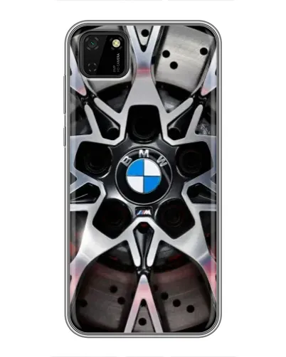 Чехол для Huawei Y5p с картинкой «BMW — деталь диска»