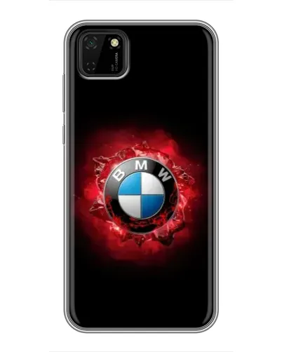 Чехол для Huawei Y5p с картинкой «Логотип BMW — вспышка»