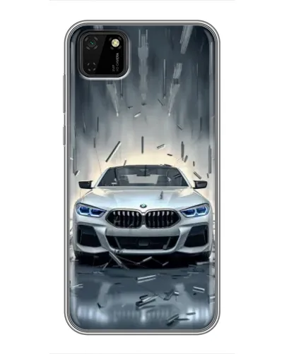 Чехол для Huawei Y5p с картинкой «BMW в свете фар»