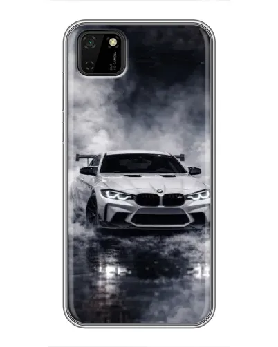 Чехол для Huawei Y5p с картинкой «BMW сквозь туман»