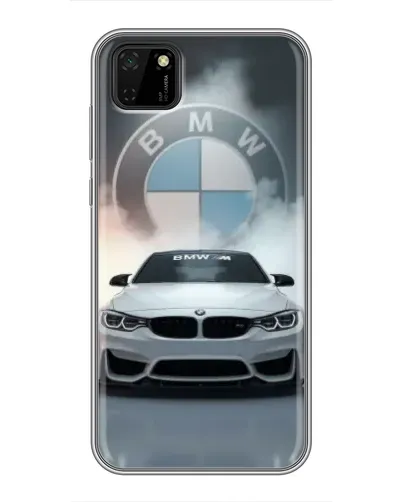 Чехол для Huawei Y5p с картинкой «BMW в белом дыму» Чехол для Huawei Y5p с картинкой «BMW в белом дыму»